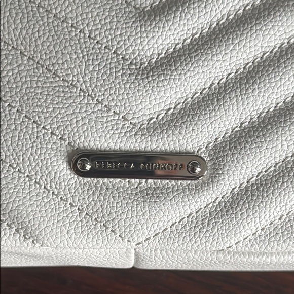 Rebecca Minkoff Gray Crossbody Bag with Chevron Design - Picture 2 of 4